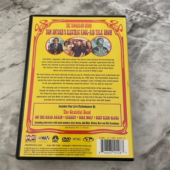The Grateful Dead - The Tomorrow Show: Tom Snyder's Electric Kool-Aid DVD - Picture 5 of 7